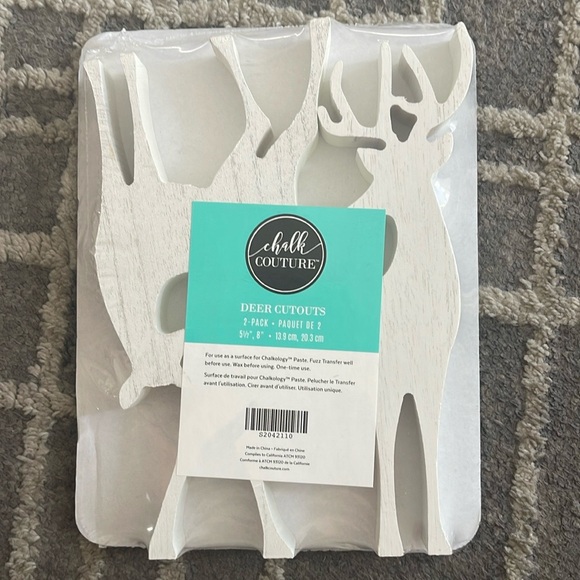 Chalk Couture Chunky Deer Cutouts. NWT - Picture 1 of 1